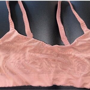 SKIMS sheer bra size 2X, but fits like a 36 bra